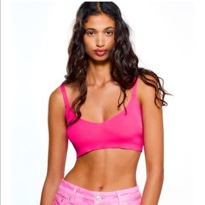 Zara Cropped Knit Top